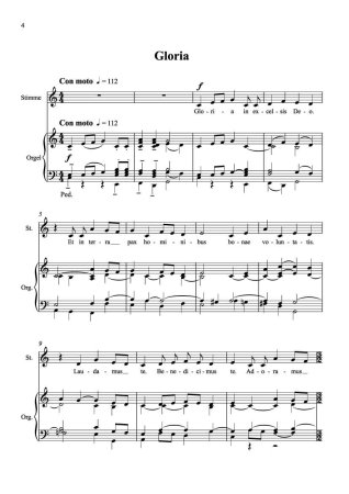 Preview: Gloria Missa brevis